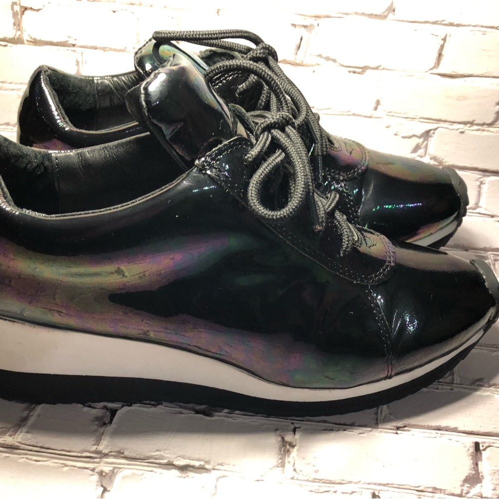 Jeffrey Campbell Oil Slick Platform Sneakers - Picture 6 of 11